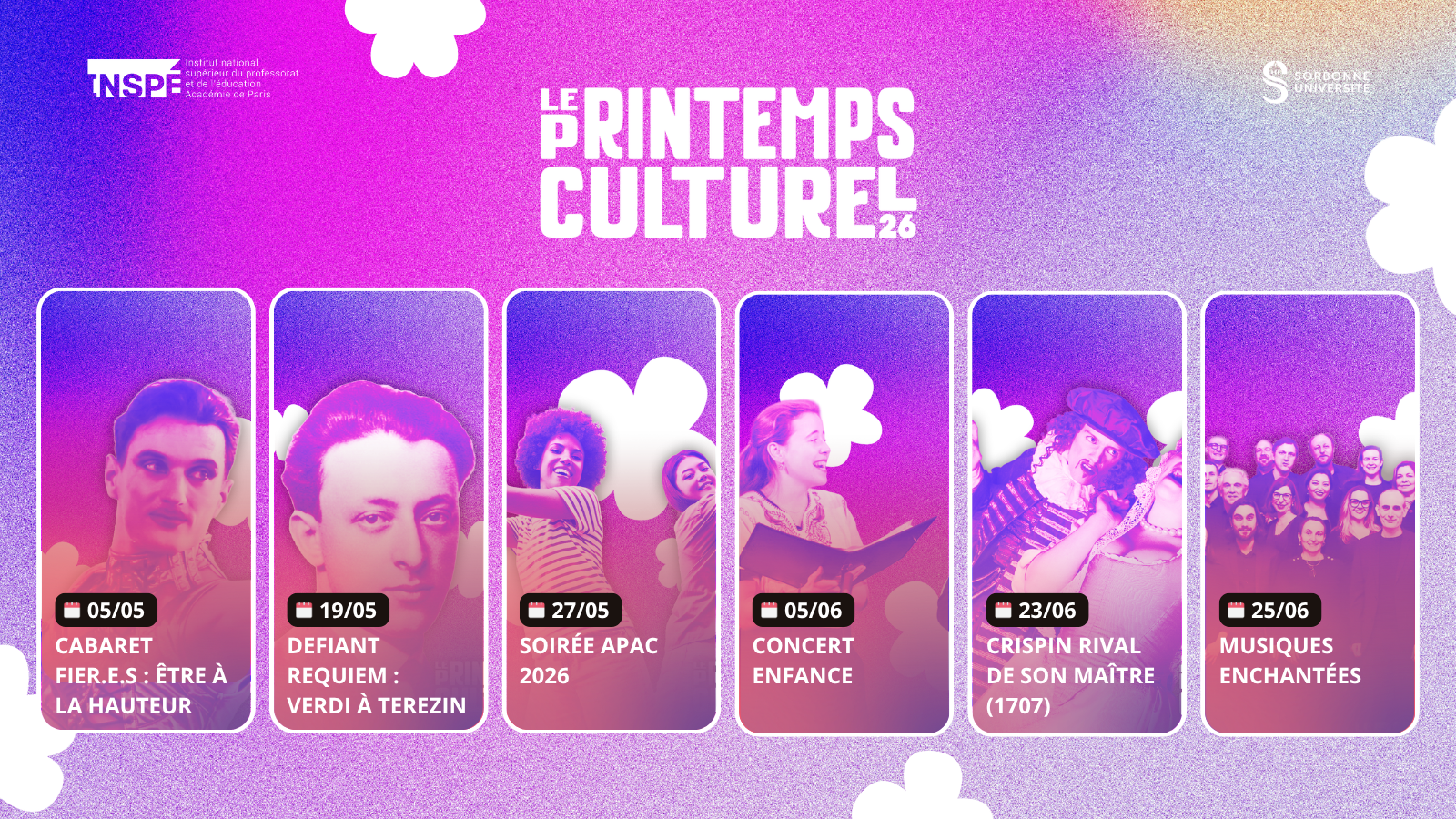 Programme - Le Printemps Culturel 2026