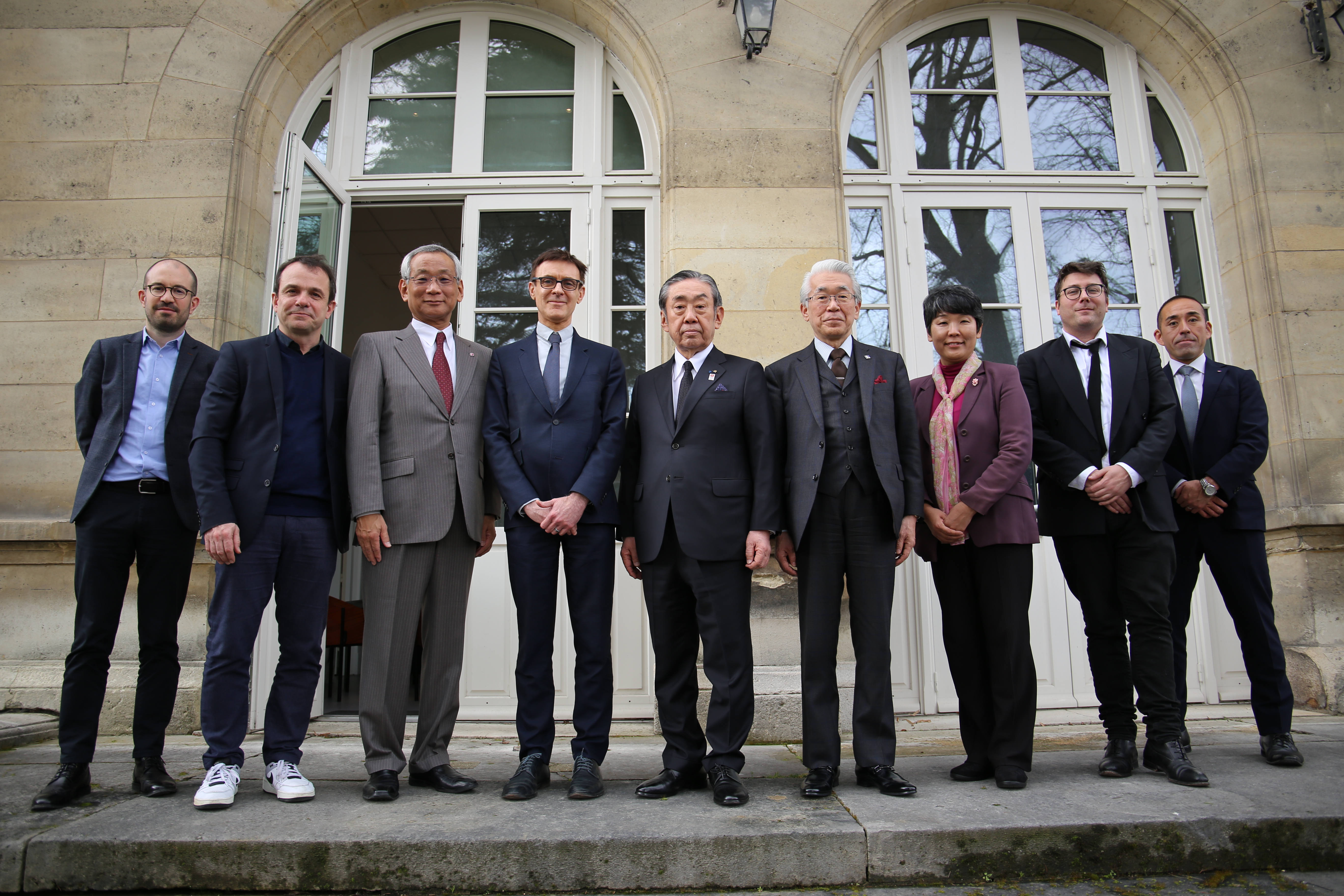 Délégation de l'Université municipale de Fukuyama au Japon et de la Fondation Komaru