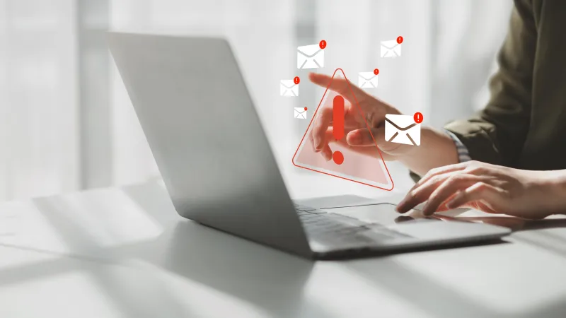 Perturbations dans les transmissions d'e-mail