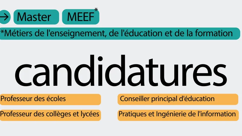 Candidatures et inscriptions sans dates