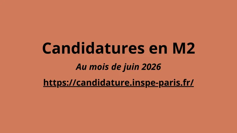 candidatures en m2