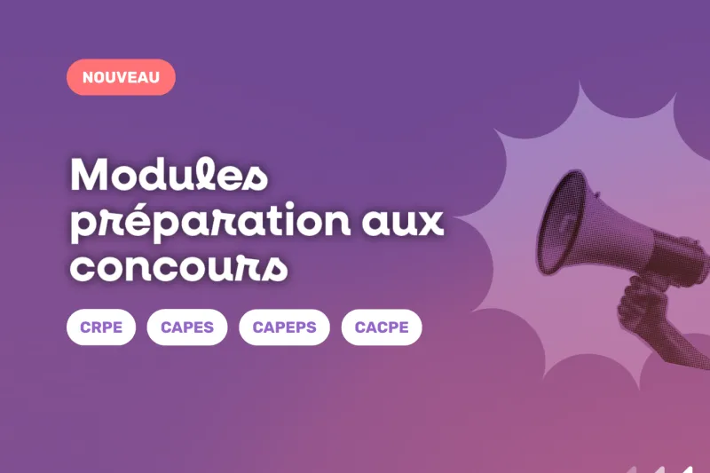 Modules Prépa Concours 2026-2027 | INSPÉ de Paris – CRPE, CAPES, CAPEPS, CACPE