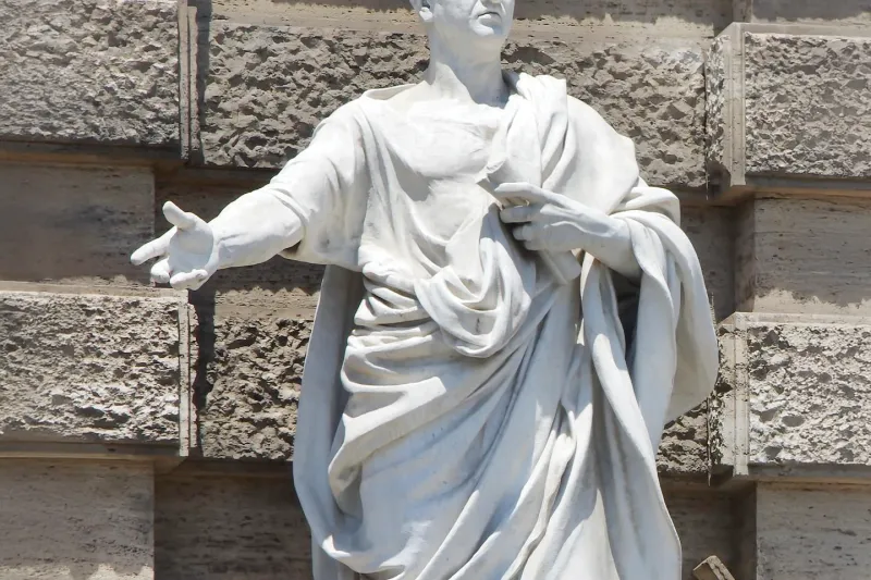 Statue de Cicerone - Journées d’études "Lire et enseigner le Pro Archia"