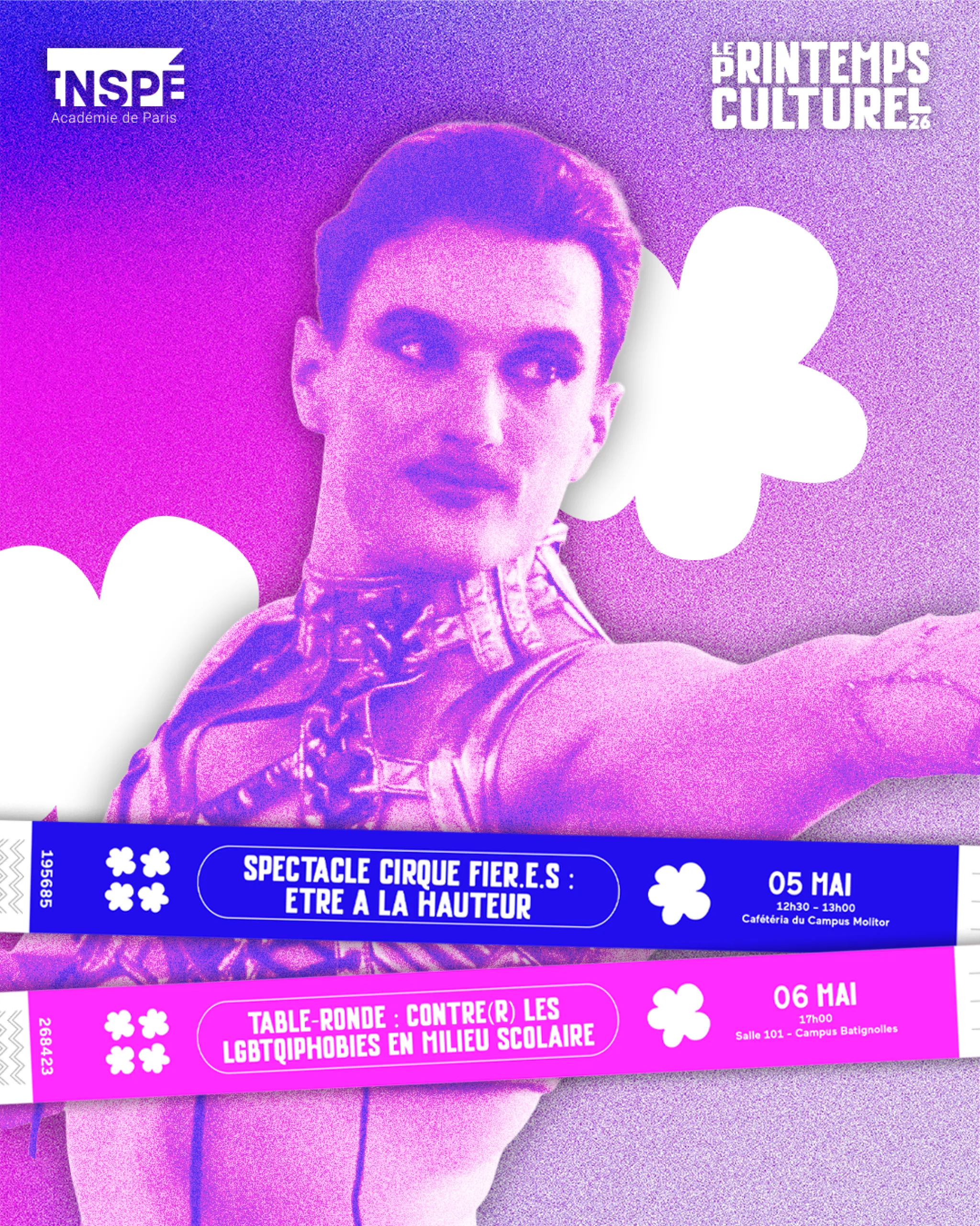 Affiche Le Printemps Culturel 2026 - Spectacle du Cirque Fier.e.s 2026