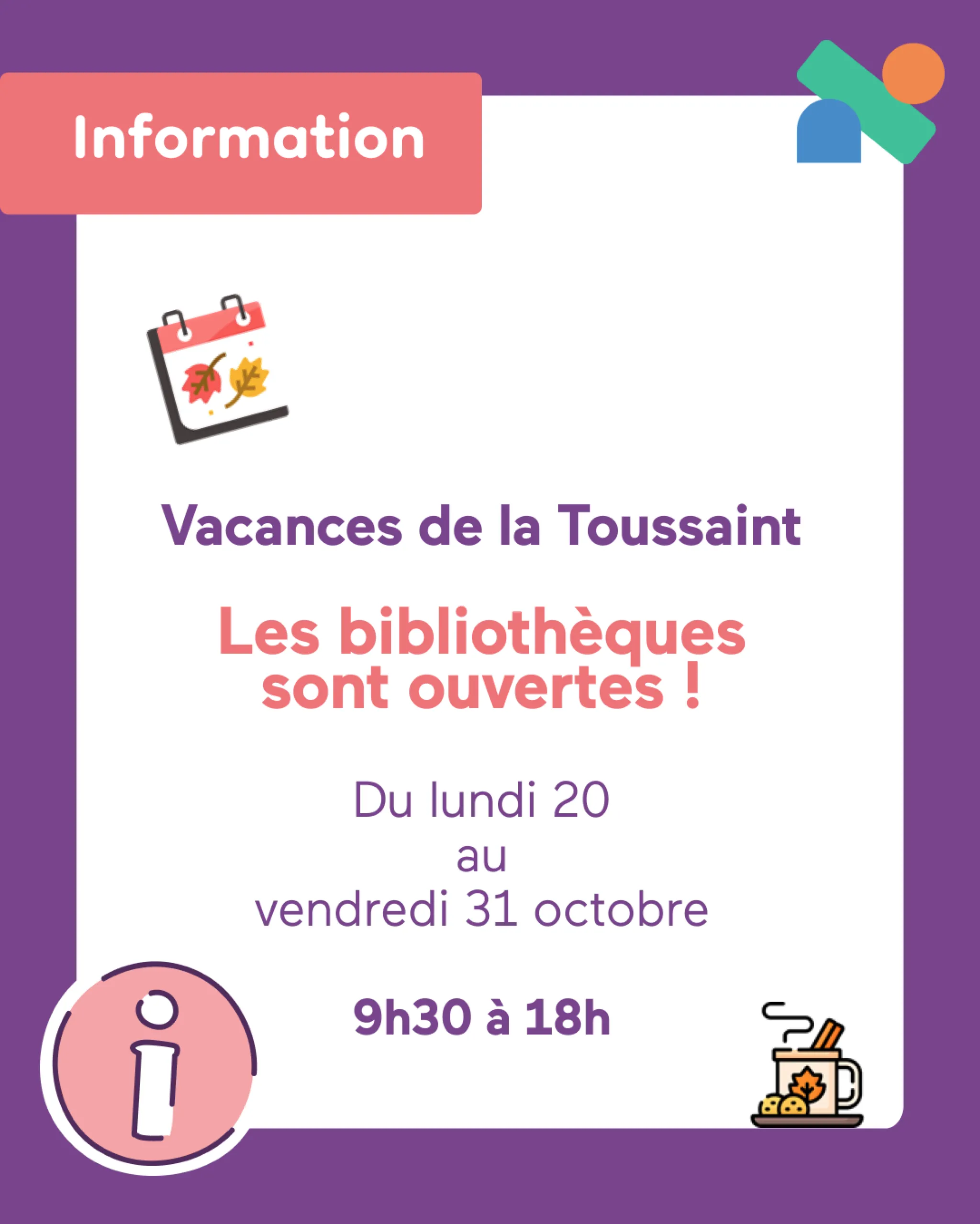 Horaires vacances