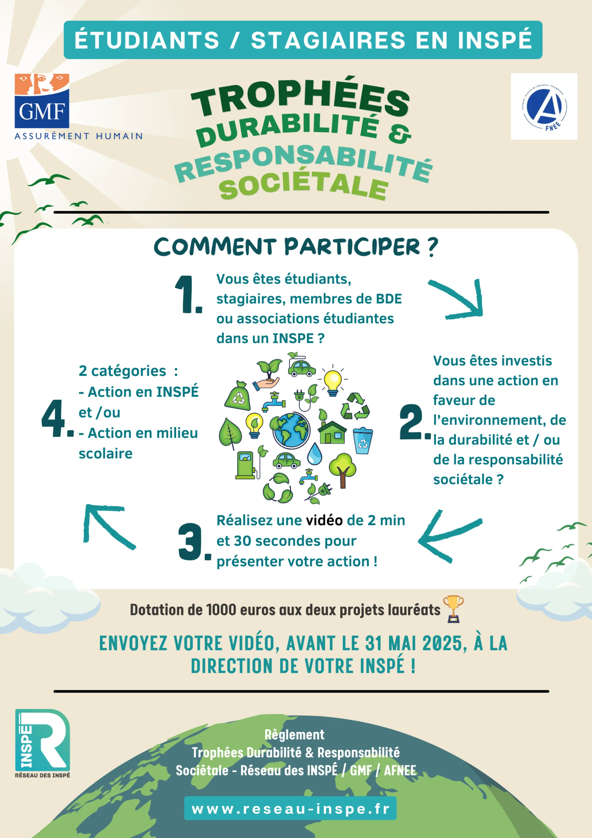 Affiche Trophées Durabilité & Responsabilité Sociétale 2025