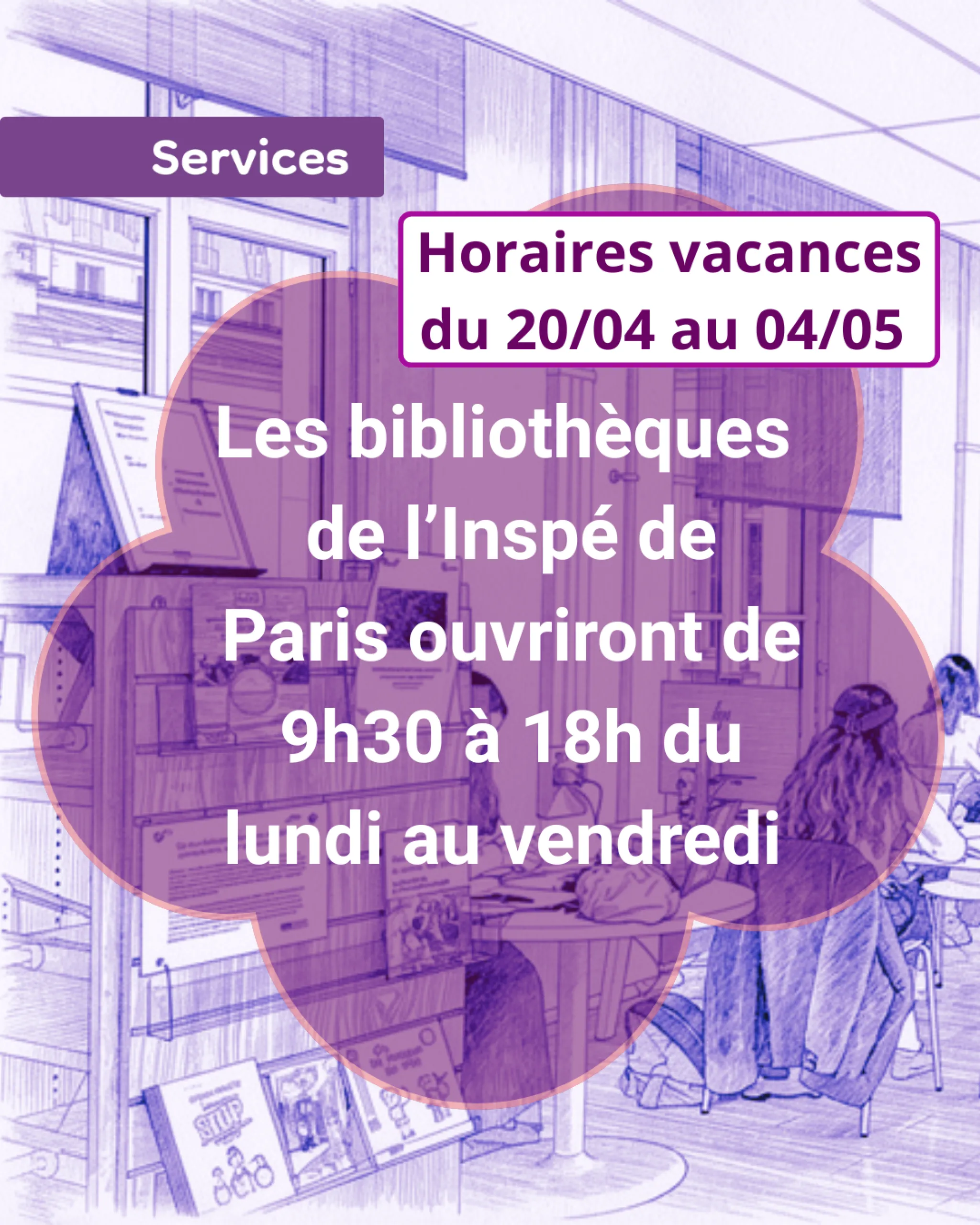 Horaires avacances - 18h