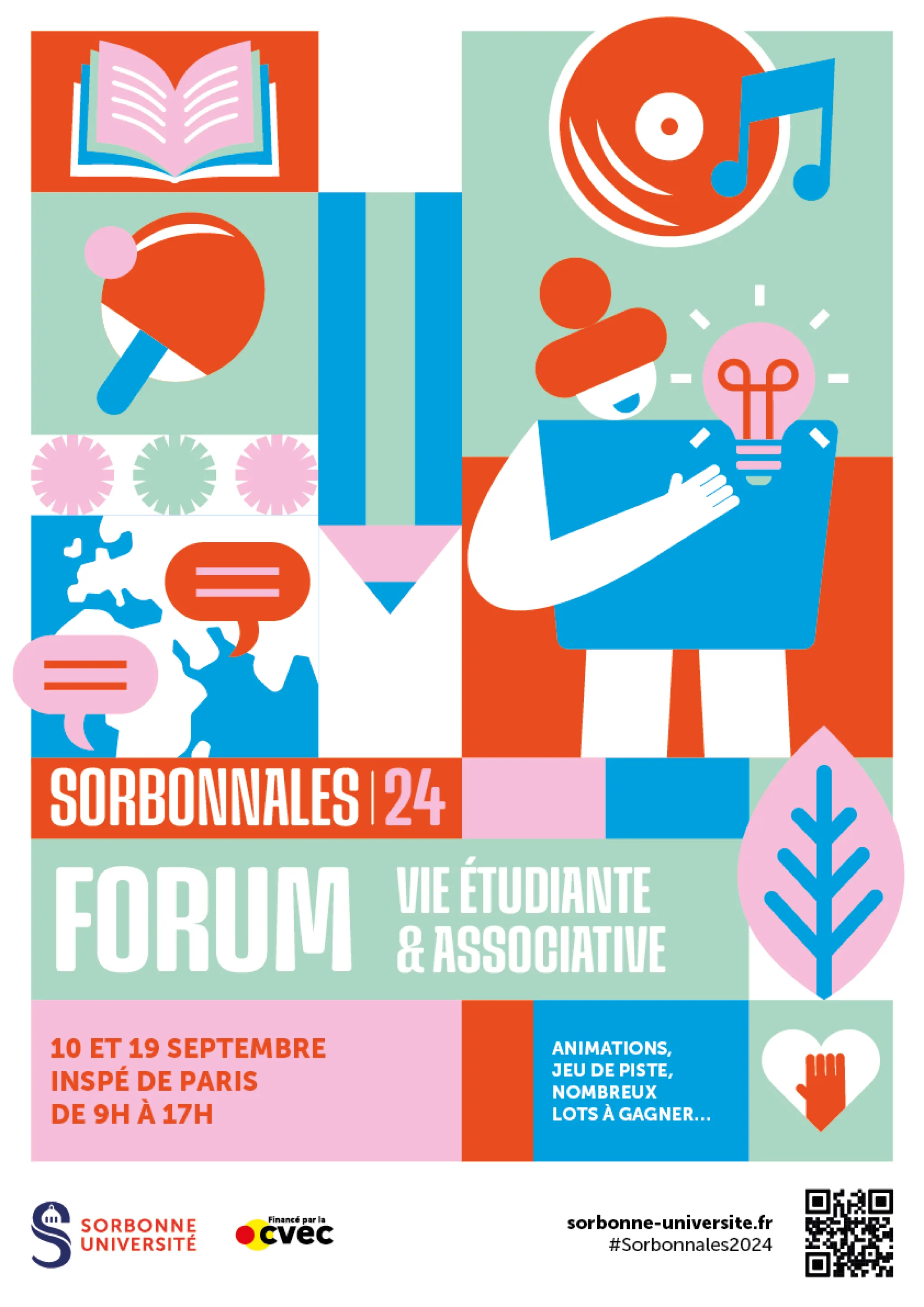 Affiche forums vie étudiante et associative