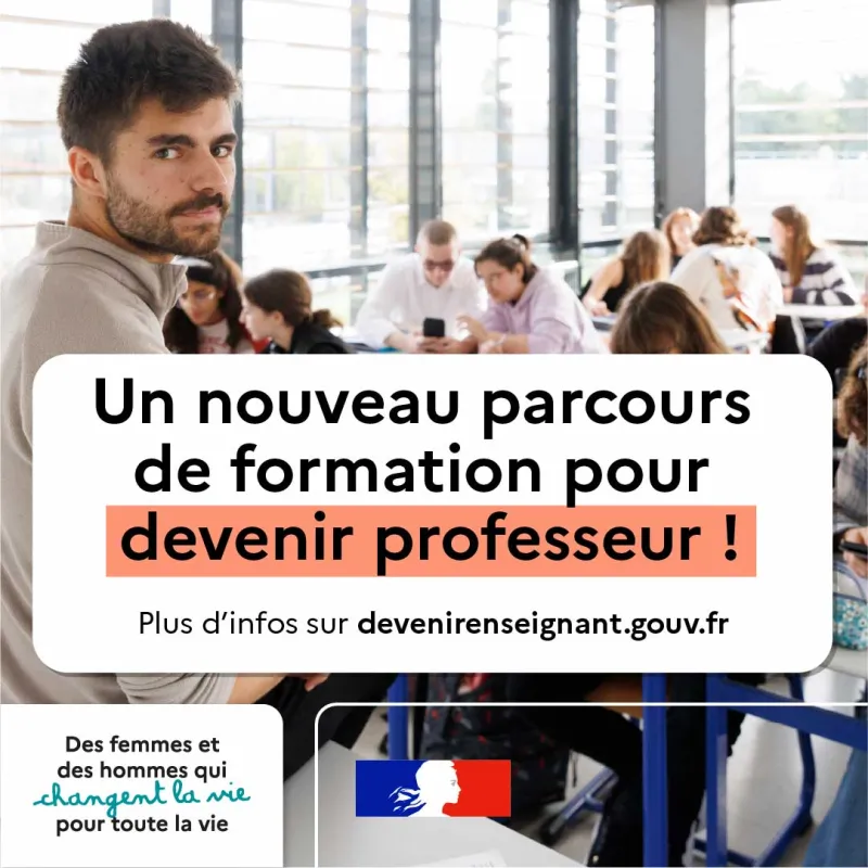 Un nouveau parcours de formation pour devenir professeur !